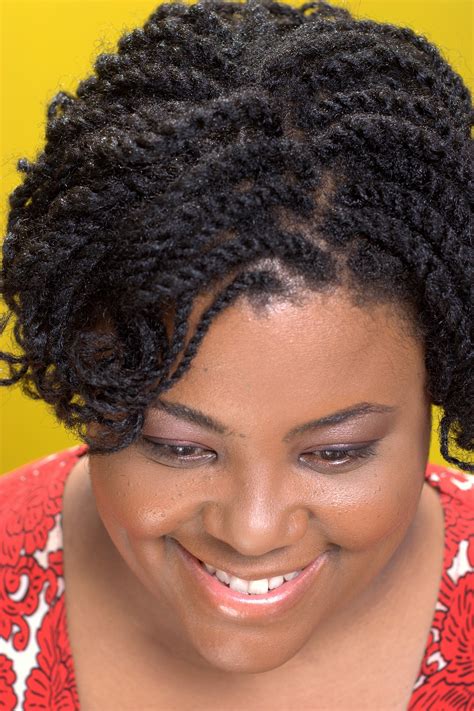 Giant Twist Mohawk Bigger is sometimes better. . Natural hair twist styles for short hair